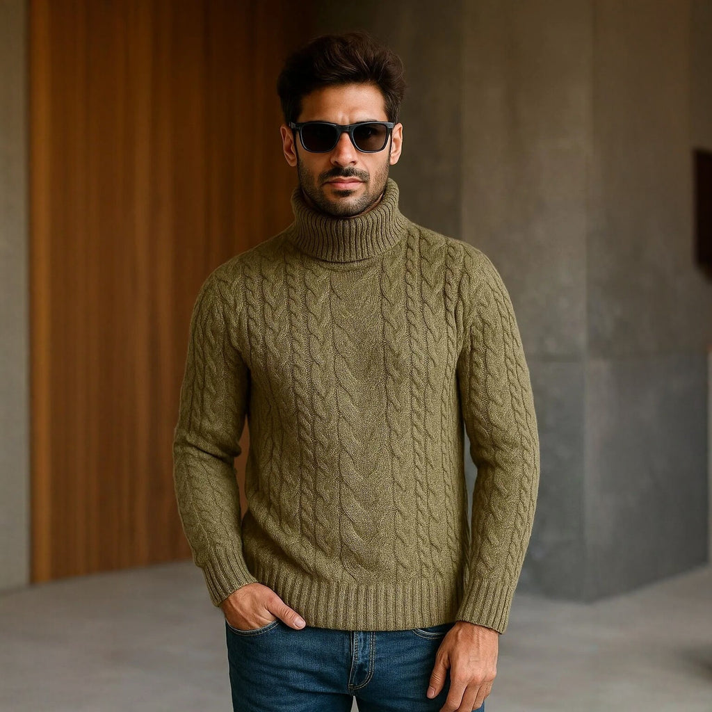 Herren Strickpulli Plusgrößen