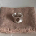 Breiter, matter Ring mit unregelmässiger Form | LuxeStyle
