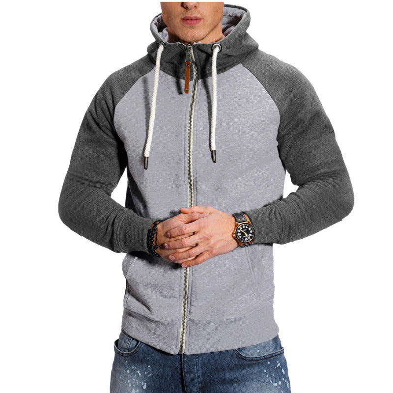 Colorblock Strickjacke für Herren