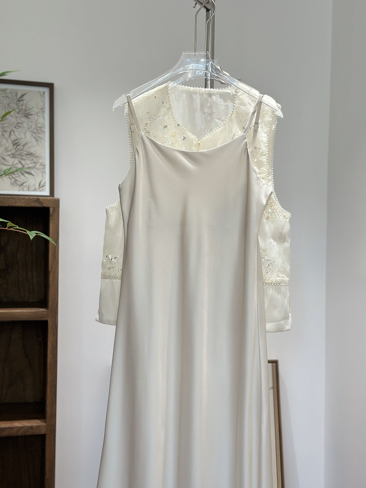 Elegantes Slip Dress im New Chinese-Stil
