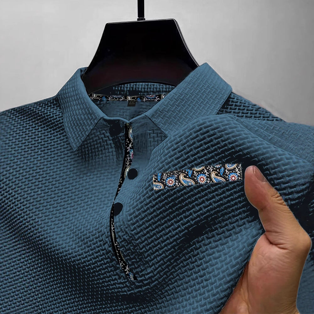 Kurzarm-Shirt aus Eisseide – Bild 4 | LuxeStyle