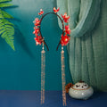 Hanfu Haar-Reif mit Glasblüten – Bild 5 | LuxeStyle