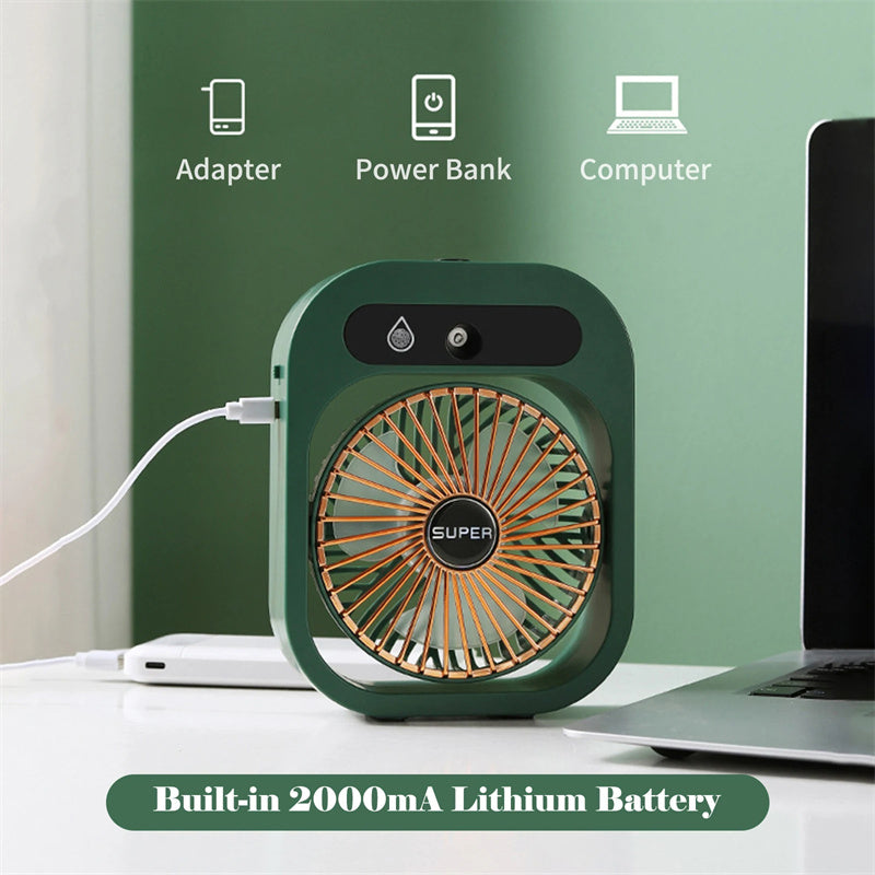 USB-Kühl- und Nebelventilator mit 3 Stufen