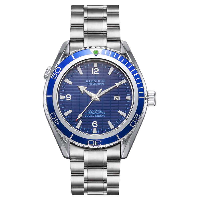 Quarz-Edelstahl-Uhr mit Kalenderfunktion – Bild 4 | LuxeStyle