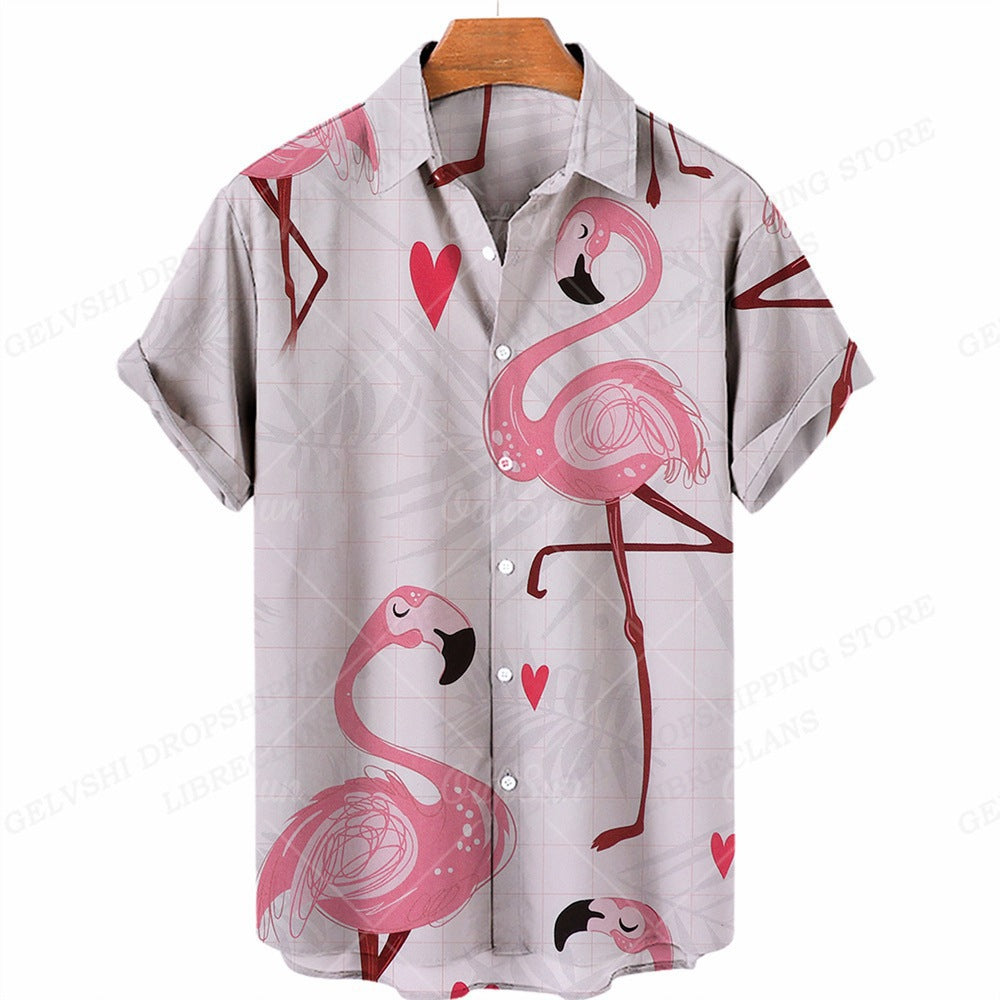 Herren Hawaiihemd gestreift