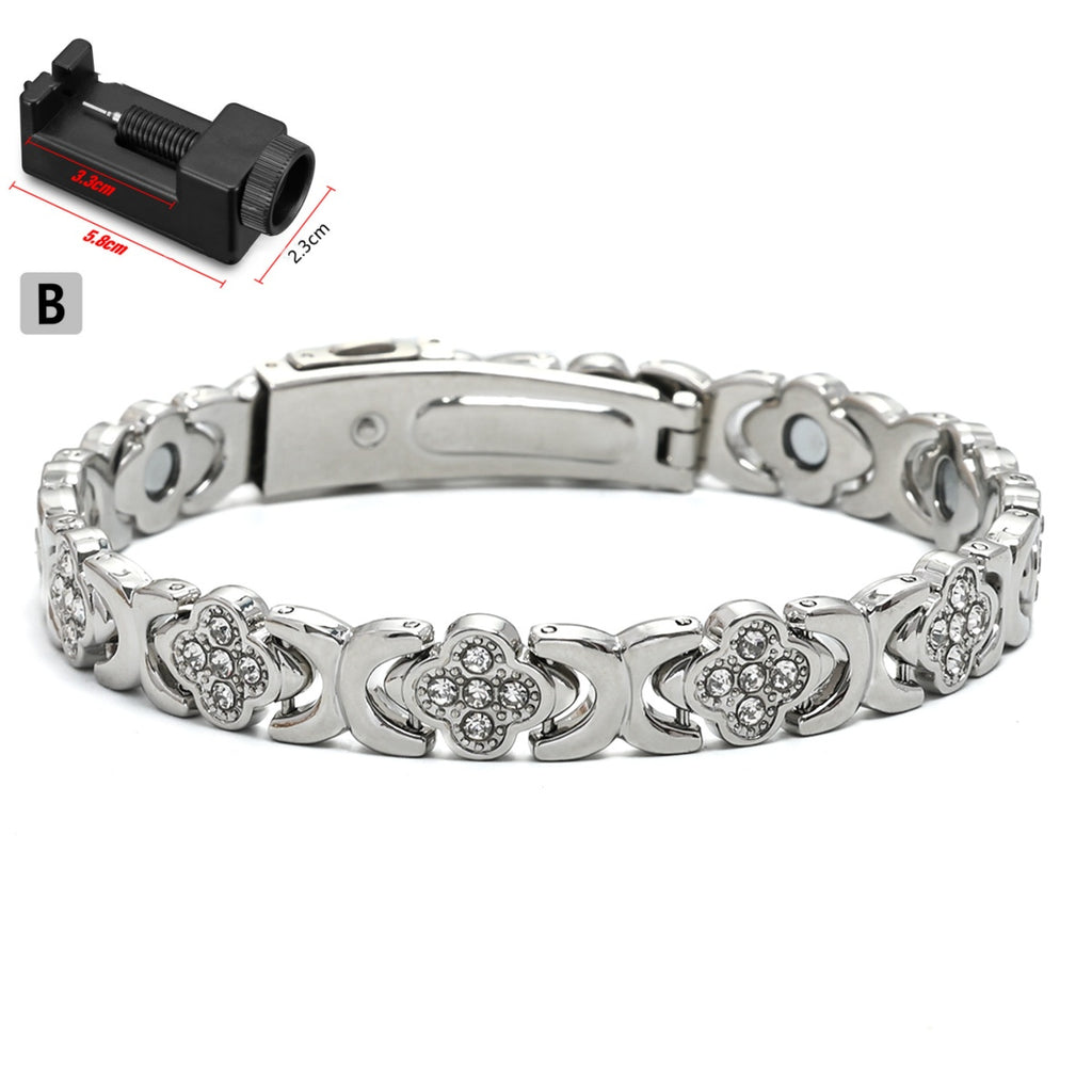 Breites Edelstahlarmband für Damen – Bild 10 | LuxeStyle