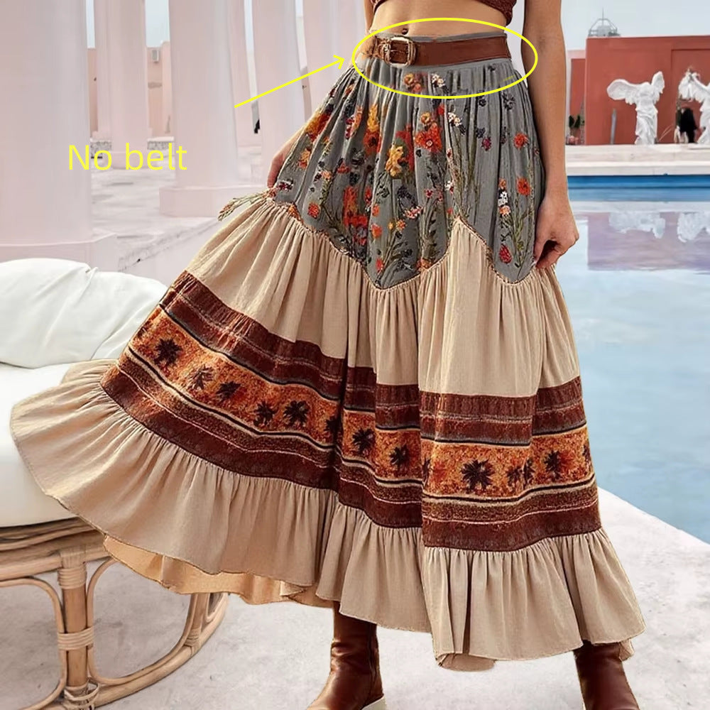 Bohemian Patchwork Maxirock