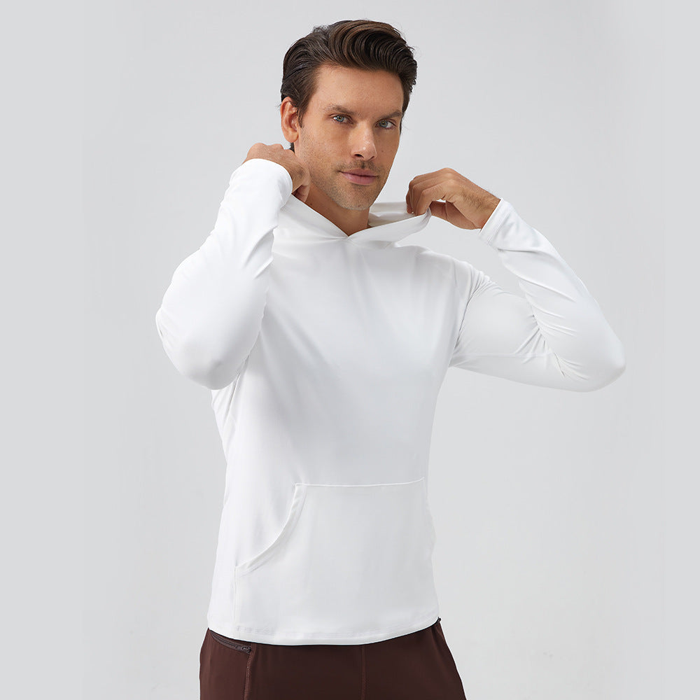 Männer Sweatshirt mit Kapuze, feuchtigkeitsableitend – Bild 2 | LuxeStyle