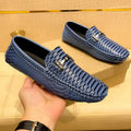 Retro Herren Loafer aus Spaltleder