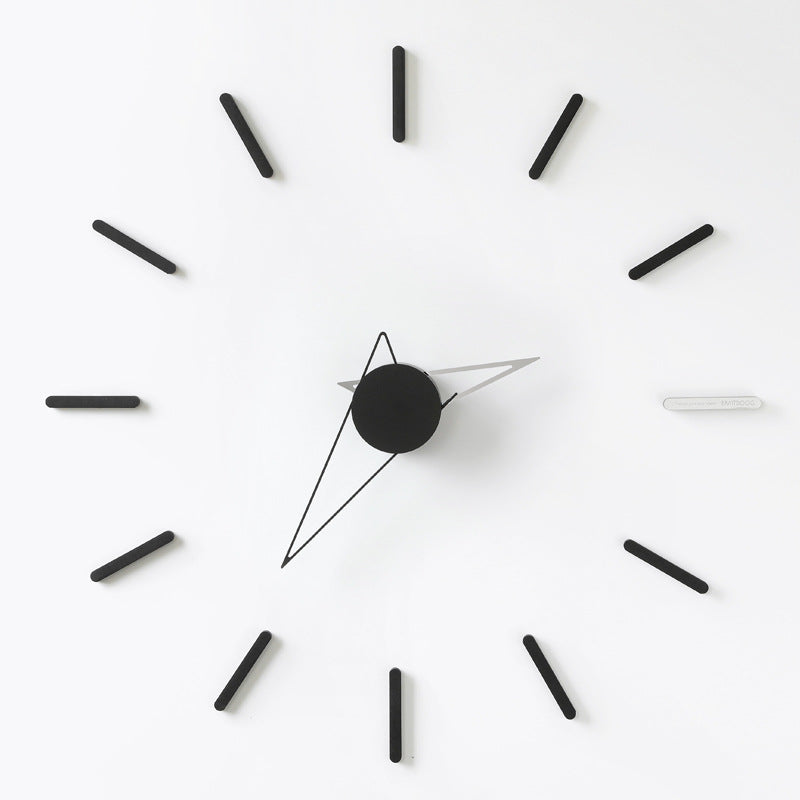 Wanddekoration Uhr – Nordischer Stil, 80 cm – Bild 6 | LuxeStyle