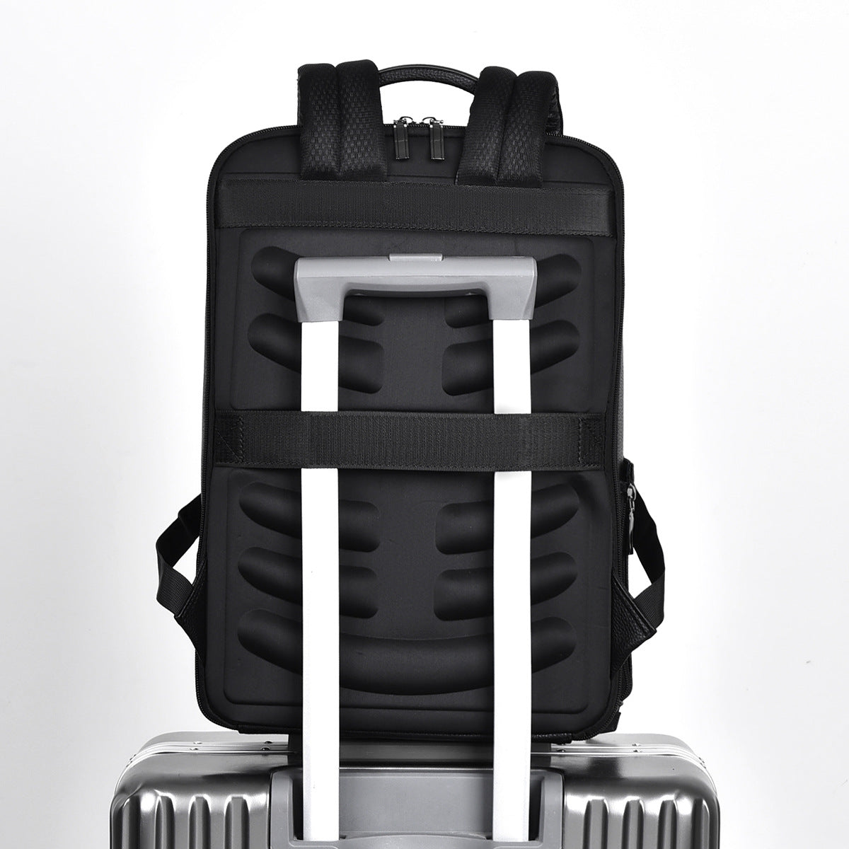 Schwarzer Business-Computer-Rucksack | LuxeStyle