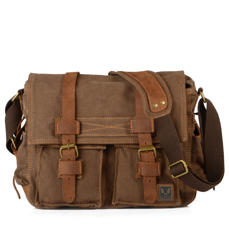 Umhängetasche aus Canvas für Herren – Bild 4 | LuxeStyle