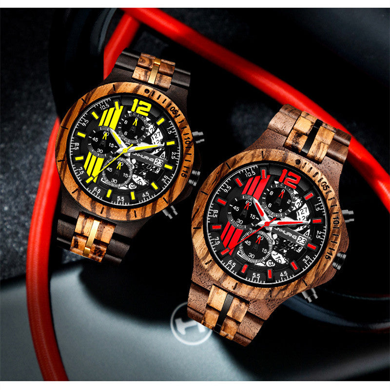 Retro Quarz Multifunktionsuhr für Herren – Bild 2 | LuxeStyle