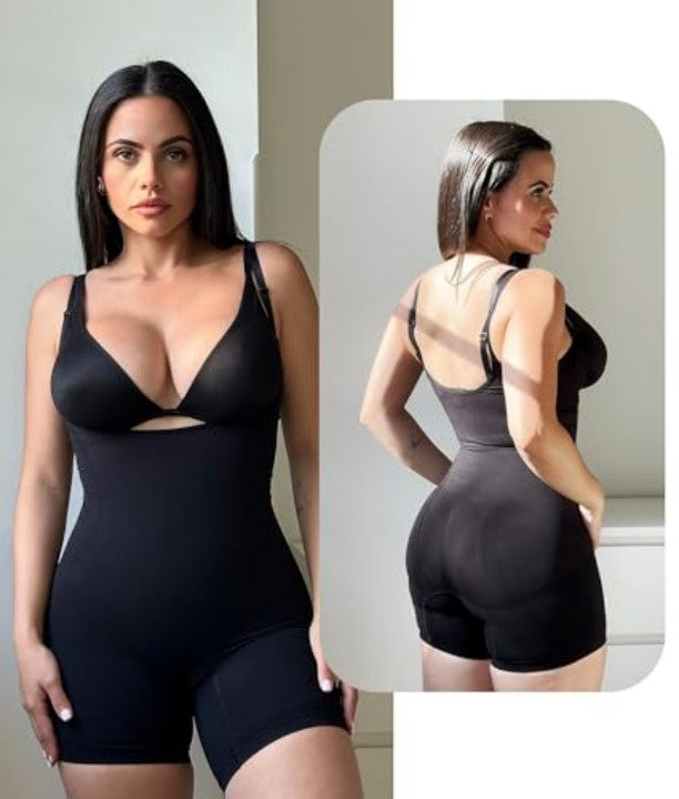 Nahtloser Body Shaper mit offenem Brustbereich