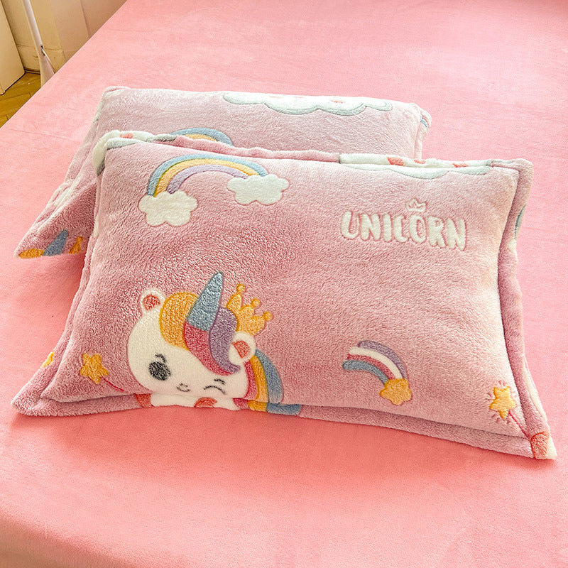 Warme Korallenfleece-Kissenbezug – Bild 2 | LuxeStyle