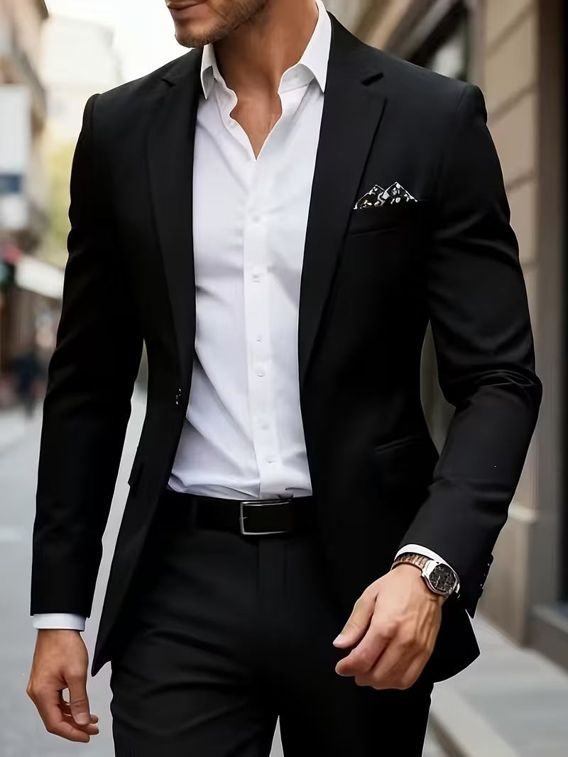 Business-Casual Anzug im Color-Block-Design – Ansicht 8