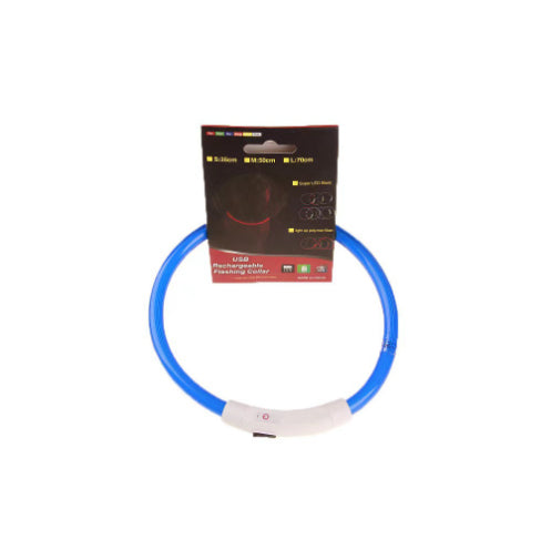 Leuchthalsband für Haustiere – USB-aufladbar