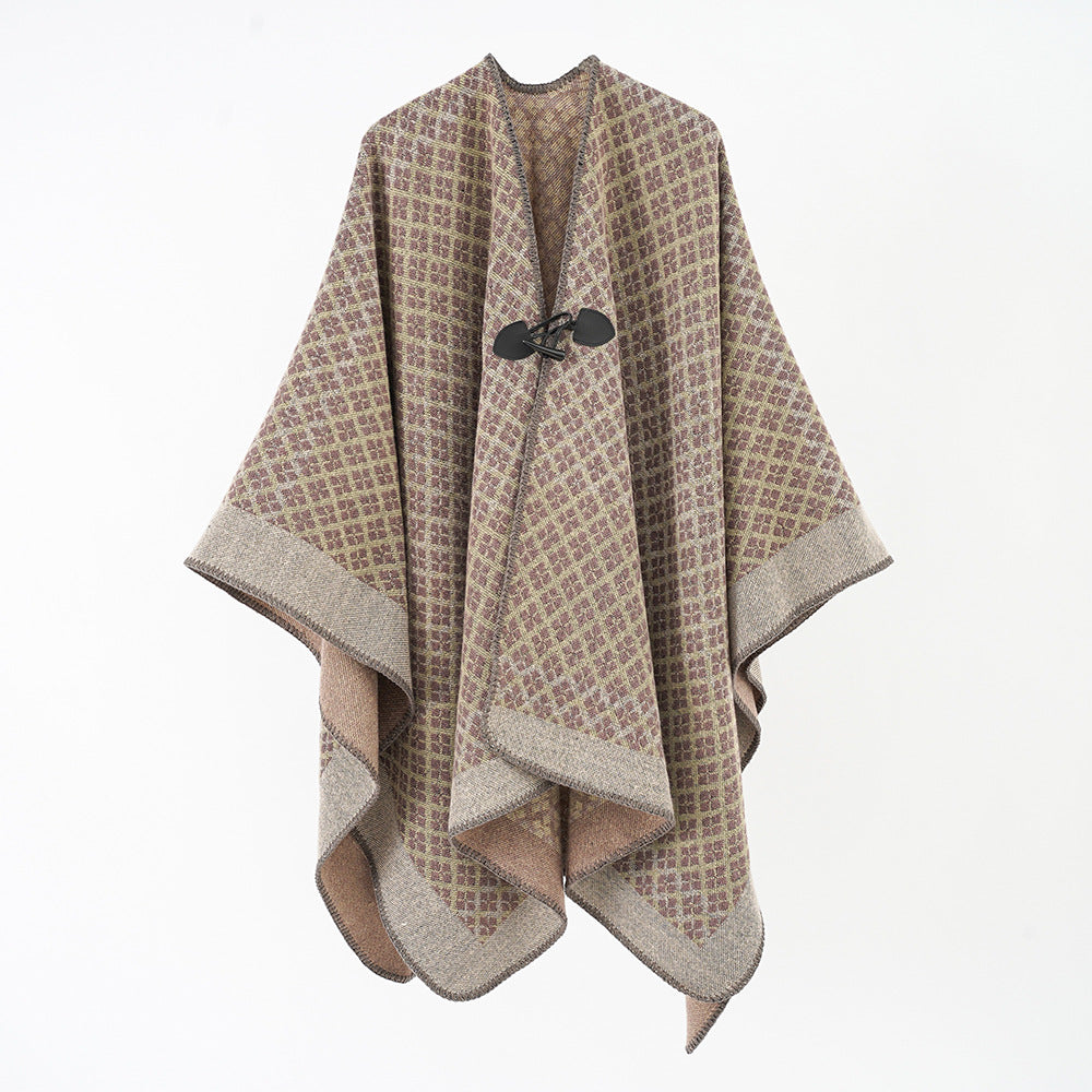 Grosser, dicker, warmer Split-Schal – Bild 6 | LuxeStyle