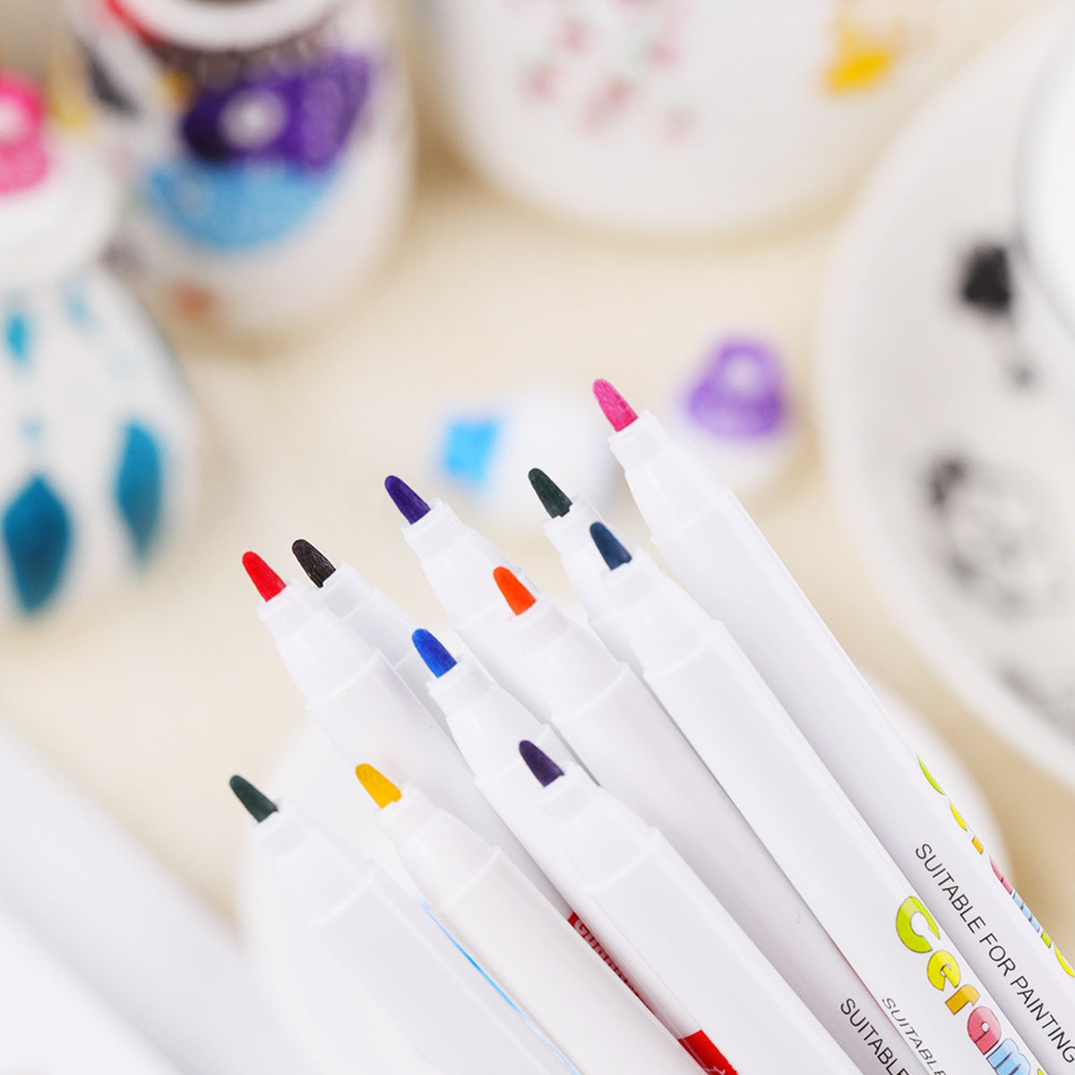 24-Farben-Marker-Set für Keramik & Glas | LuxeStyle