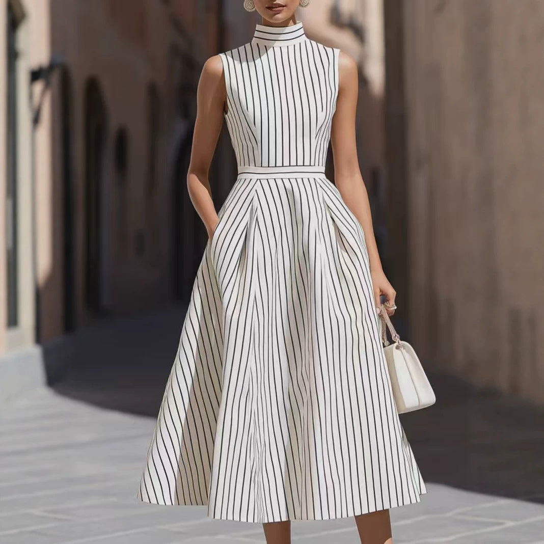 Armloses Lang Damenkleid