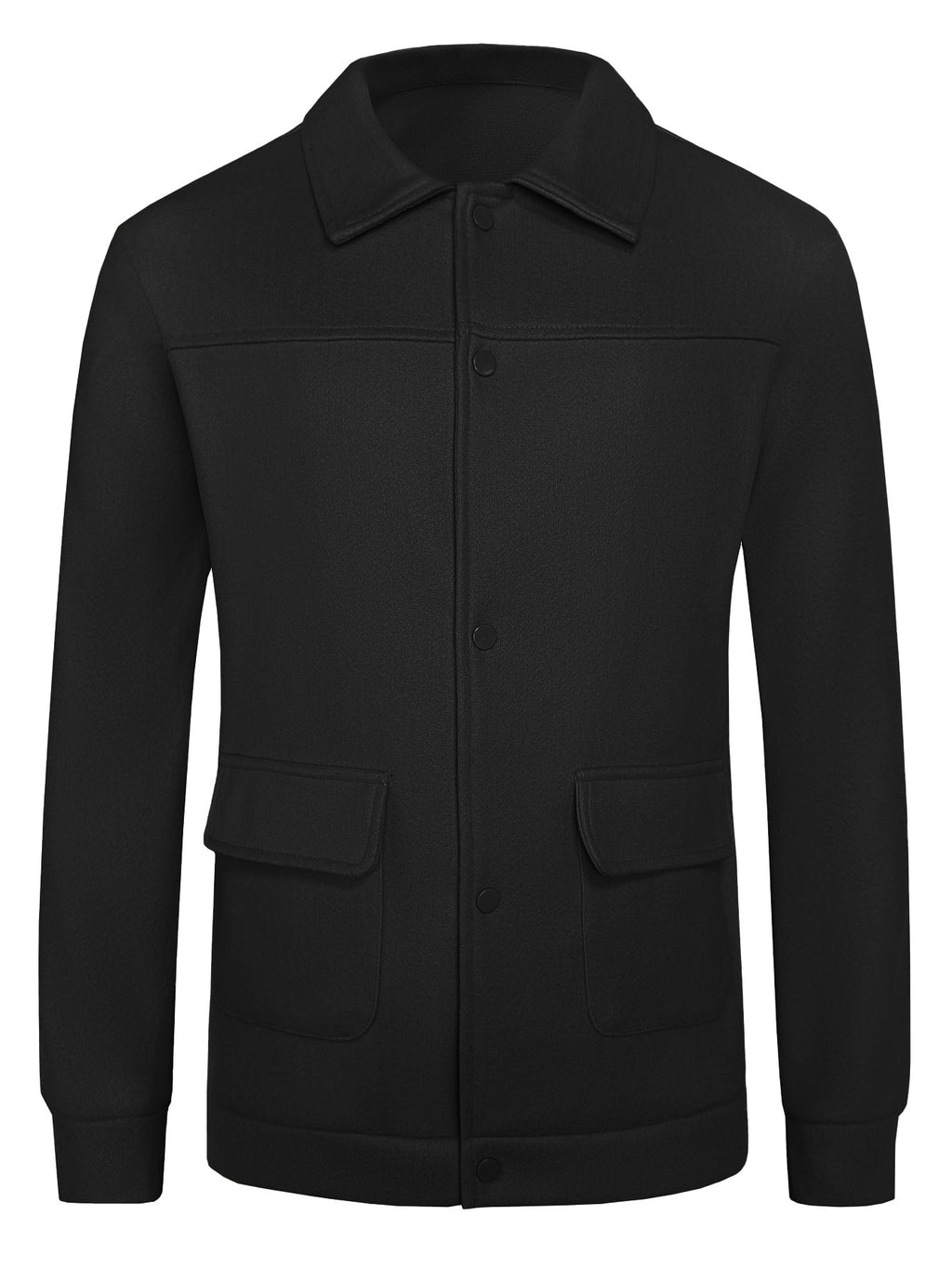 Freizeit-Wolljacke mit Revers für Herren – Bild 9 | LuxeStyle
