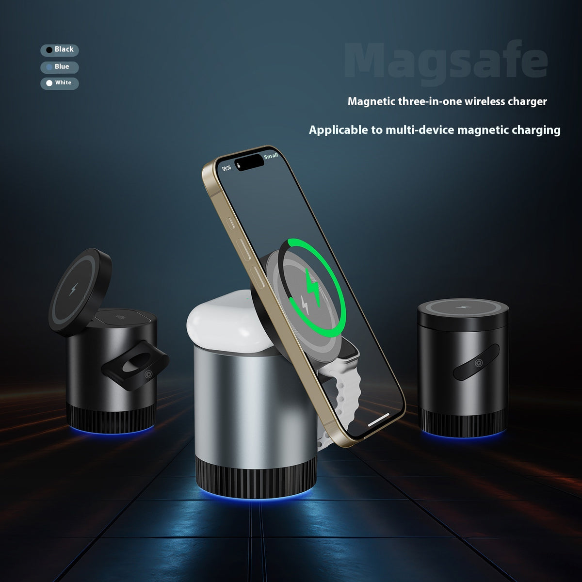 Magnetische Dreifach-Ladestation – Bild 4 | LuxeStyle