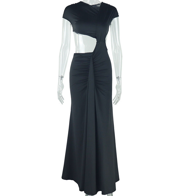 Ärmelloses Off-Shoulder Maxi-Kleid