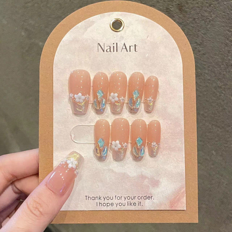 Nagelart Blumen Motiv