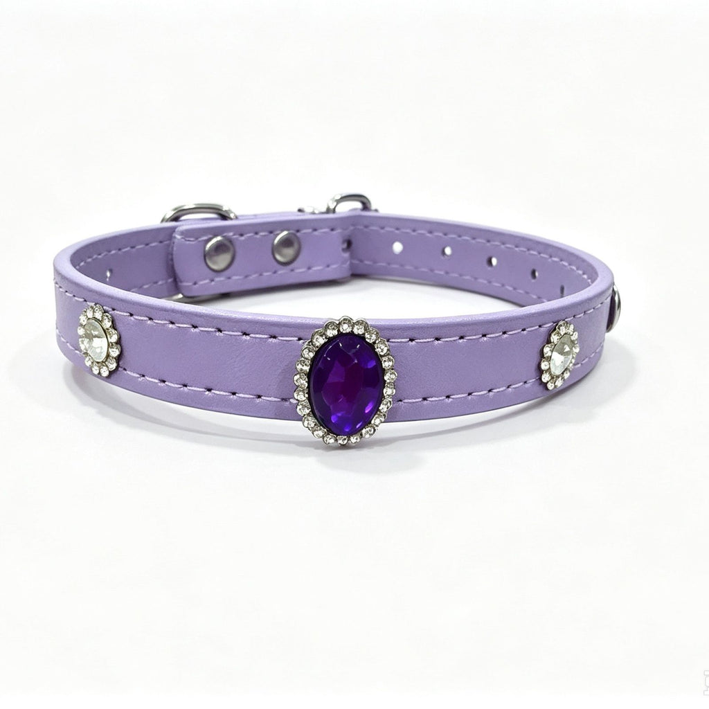 Halsband für Haustiere mit Strasssteinen | LuxeStyle