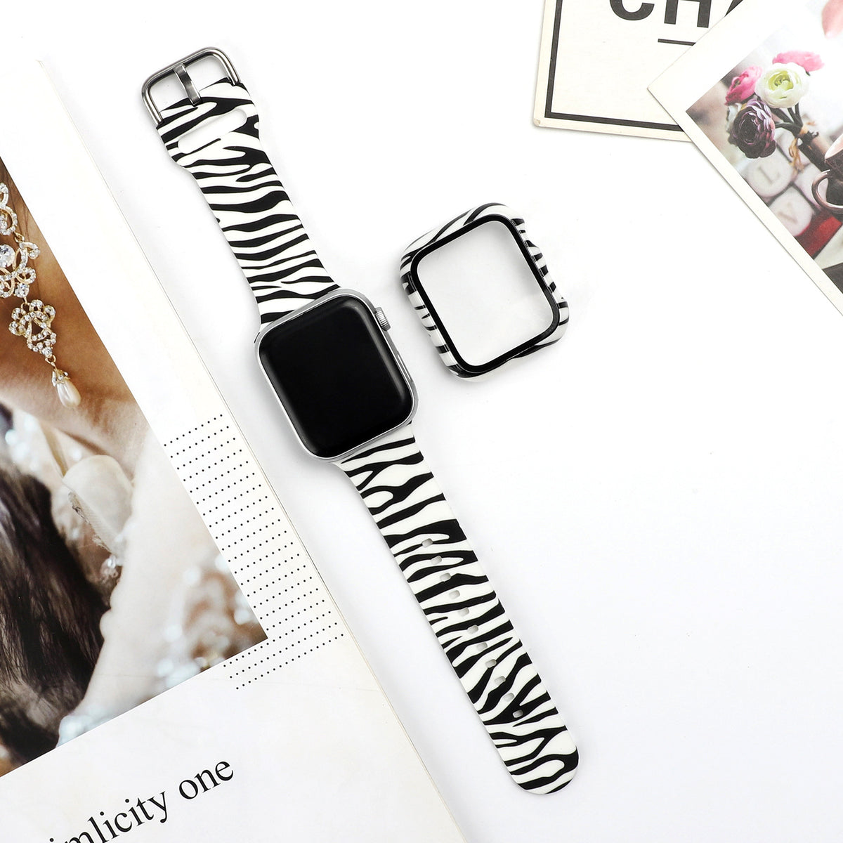 Silikon-Armband für Apple Watch mit Print – Bild 6 | LuxeStyle