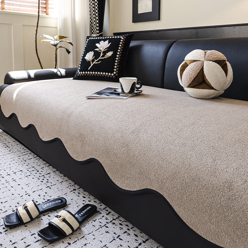 Wasserfester Teddyfleece Sofa-Überzug