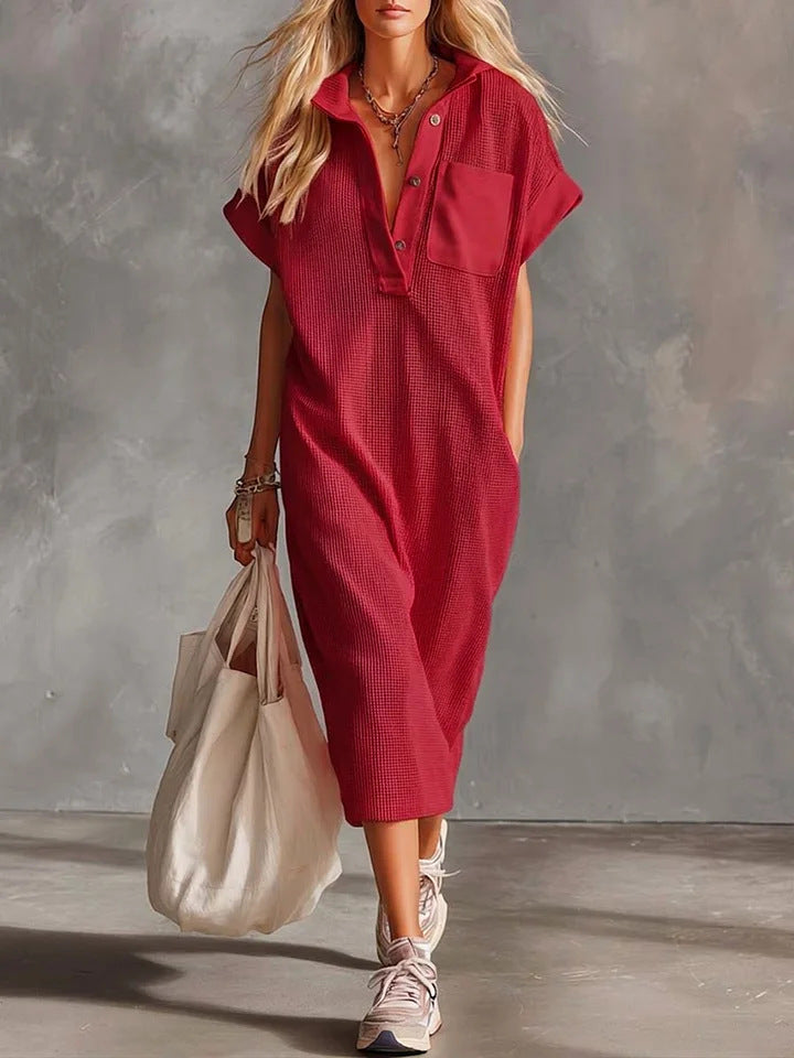 Elegantes Kurzarm-Kleid