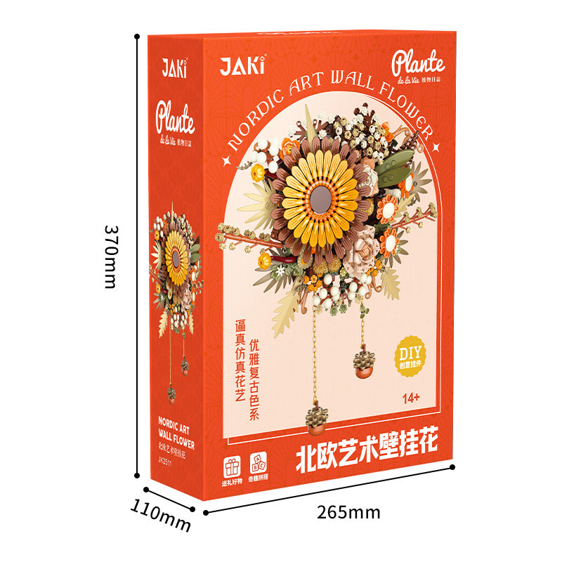 Wanddeko Blumen-Bausteine im Nordic-Stil – Bild 4 | LuxeStyle