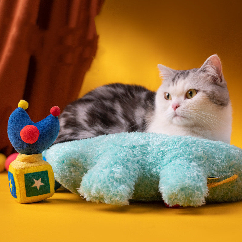 Pai Thinking Pet Plüsch-Vibrationsspielzeug mit Katzenminze
