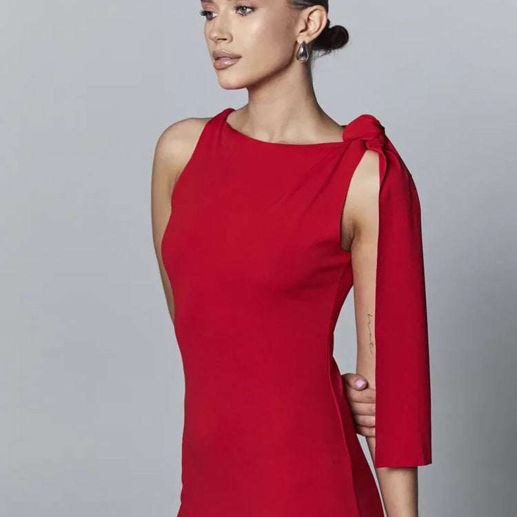 Figurbetontes Abendkleid mit Schnürung – Bild 3 | LuxeStyle