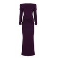 Lila Bodycon-Kleid mit hohem Taillenschnitt – Bild 8 | LuxeStyle