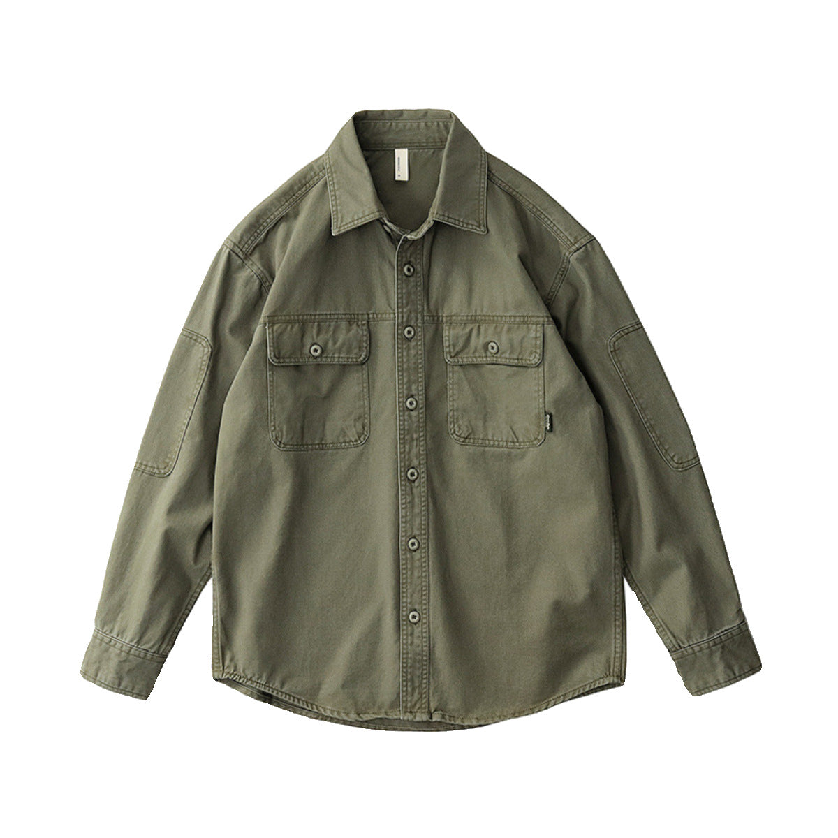Retro Workwear Langarmhemd für Herren – Bild 4 | LuxeStyle