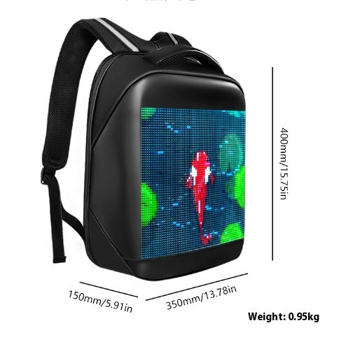 LED-Rucksack mit Bildschirm 20-35 L – Bild 5 | LuxeStyle