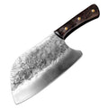Handgeschmiedetes Küchenmesser mit Holzgriff