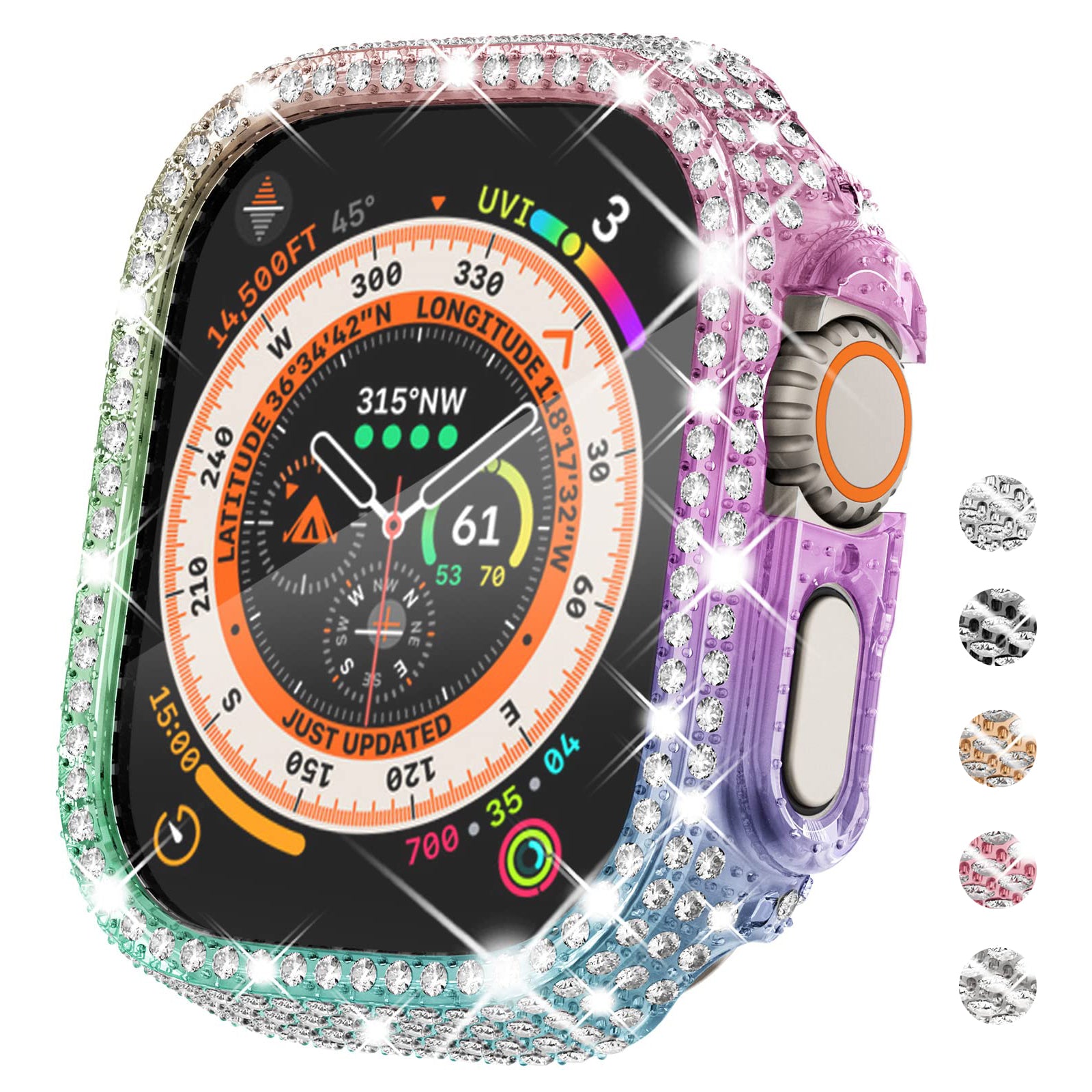 Schutzhülle für Smartwatch, Full Diamond Cut-out