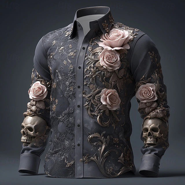 Herren Langarmhemd mit Reverskragen – Bild 10 | LuxeStyle