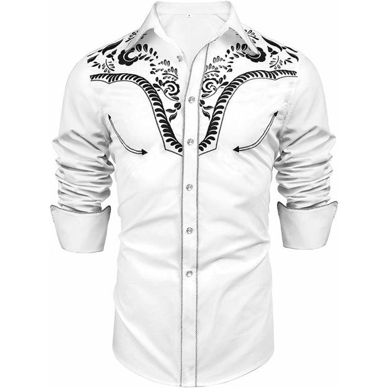 Hemd mit amerikanischem Western-Muster – Bild 8 | LuxeStyle