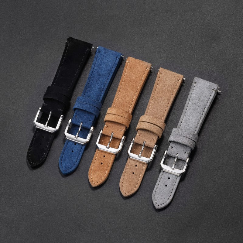 Wildleder-Uhrenarmband mit Schnellverschluss – Bild 6 | LuxeStyle