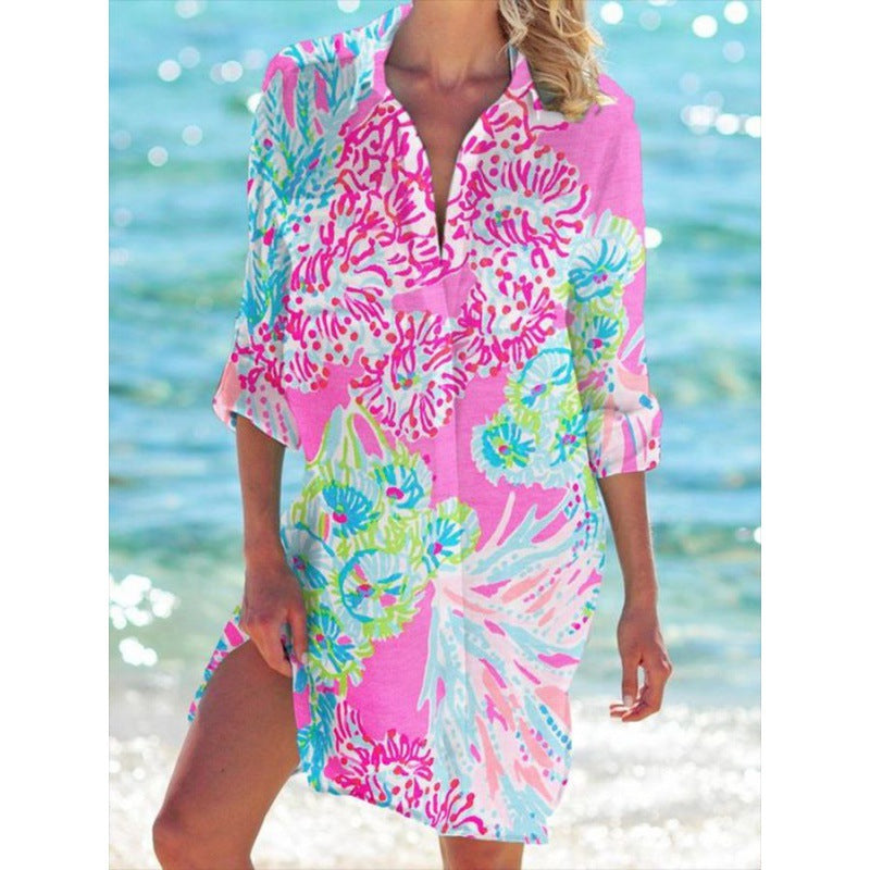 Sommer Bluse mit Print