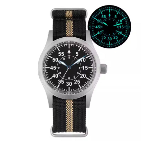 Retro-Militär-Armbanduhr