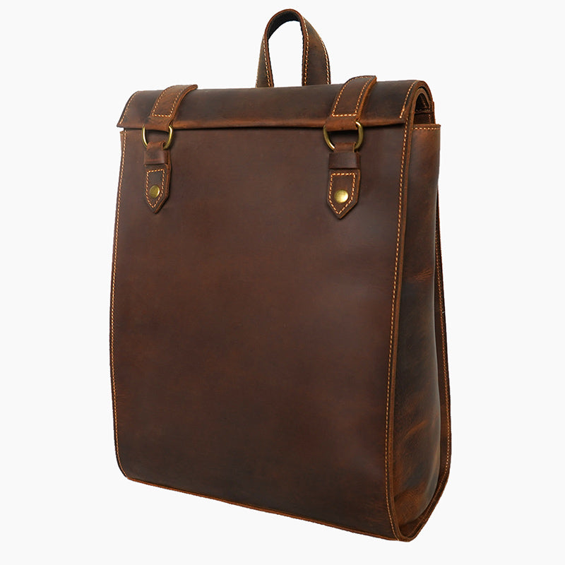 Vintage Rucksack aus Echtleder – Bild 5 | LuxeStyle
