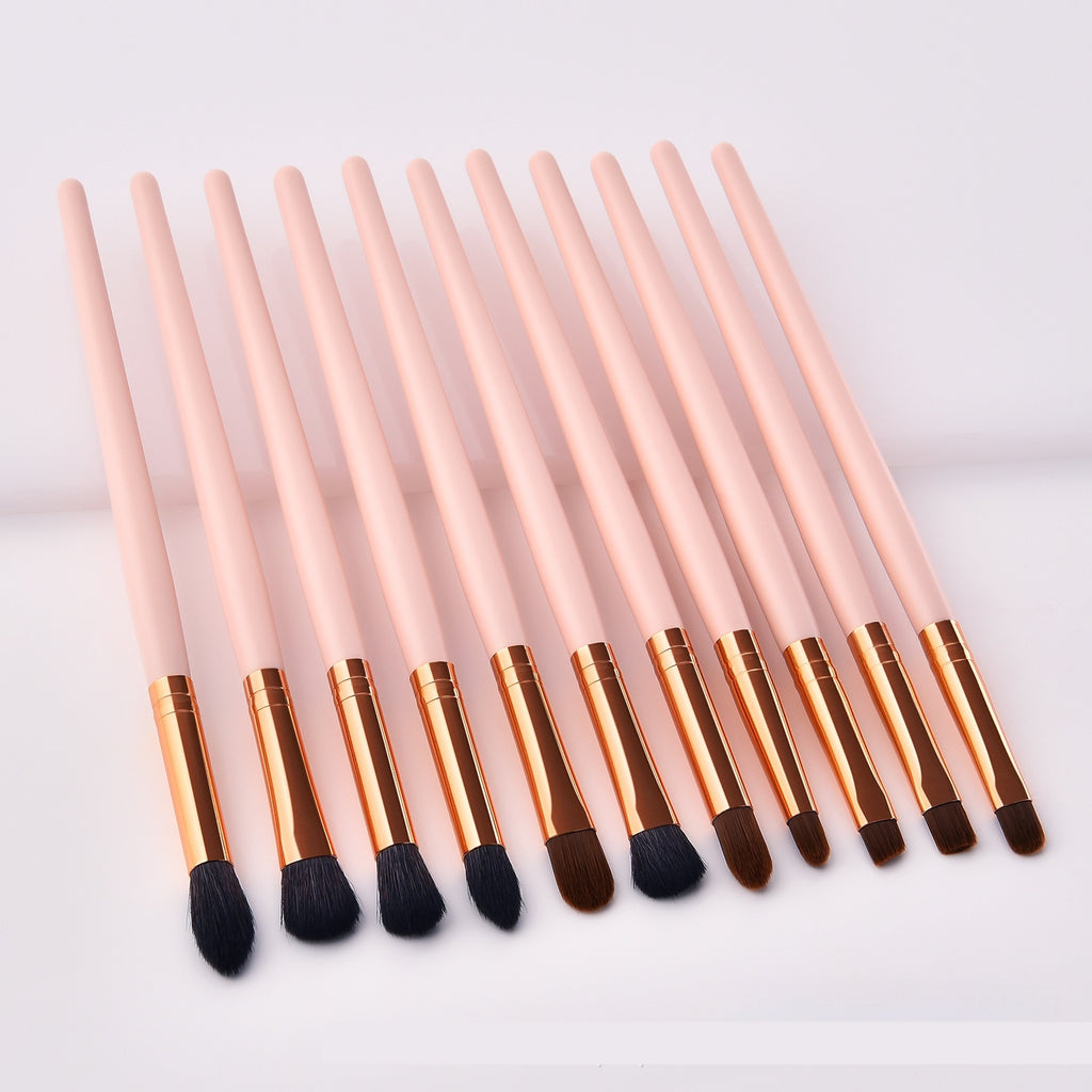 11-teiliges Pinselset mit Holzgriff – Bild 2 | LuxeStyle