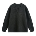 Retro-Strickpullover mit Lockiger Passform und Textur