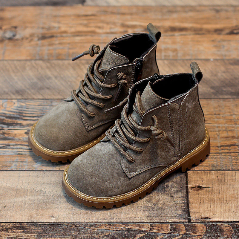 Kinder Martin Boots aus Schafleder – Bild 3 | LuxeStyle