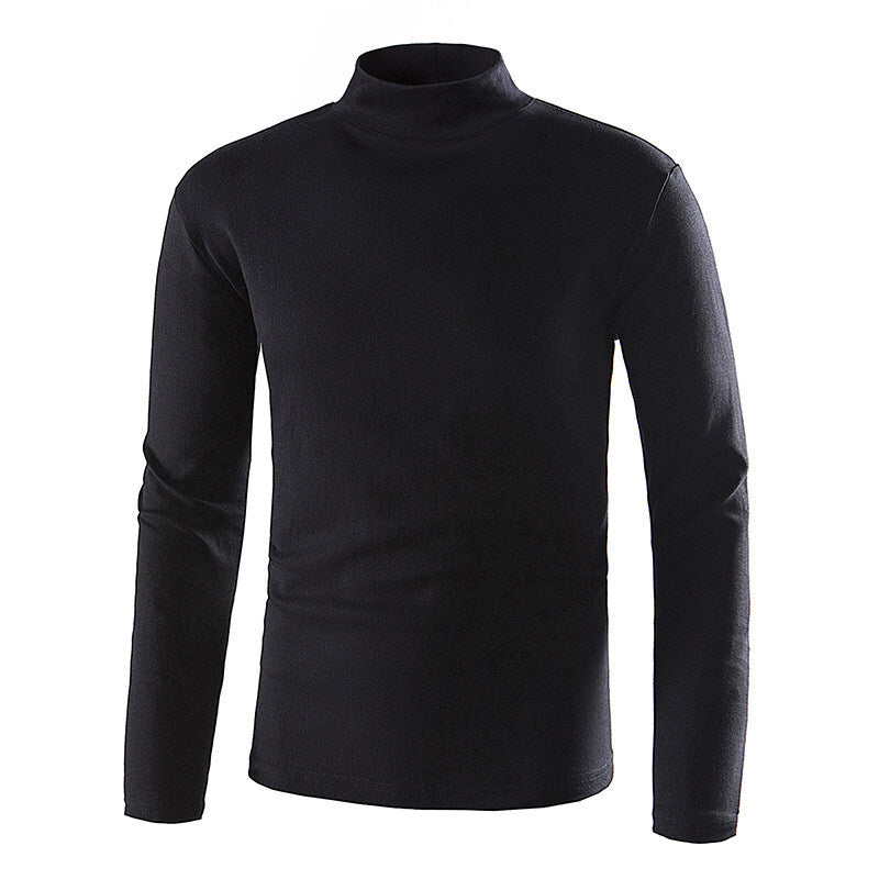 Herren-Turtleneck, Slim-Fit, langärmlig